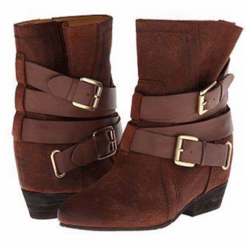 Anthropologie Naya Fisher Leather Boot